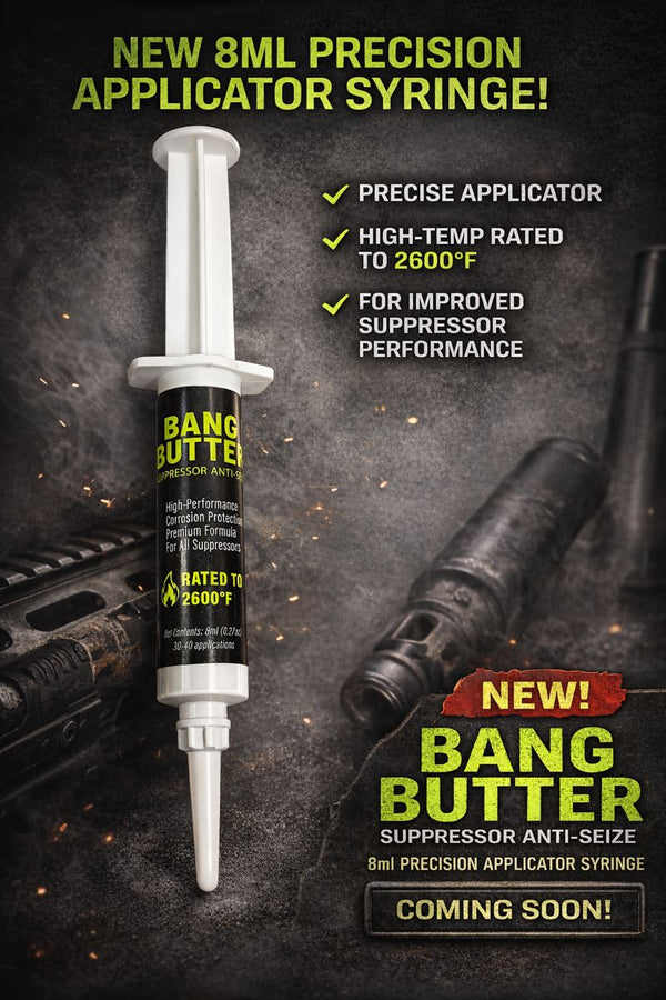 Bang Butter® Suppressor Anti-Seize - 8 ml Precision Syringe